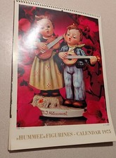 MJ Hummel Figurine 1975 Calendario di Goebel NOS Vintage 8,5” per 11,5” Spirale