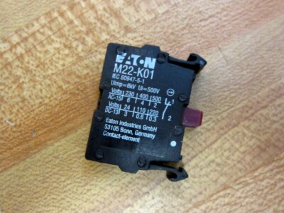 Moeller Klockner M22-K01 Eaton Block M22K01 Cutler Hammer (Pack of 6)