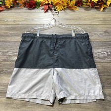 Old Navy Swim Shorts Size Large 38-40 Waist Pockets Drawstring Cargo Gray