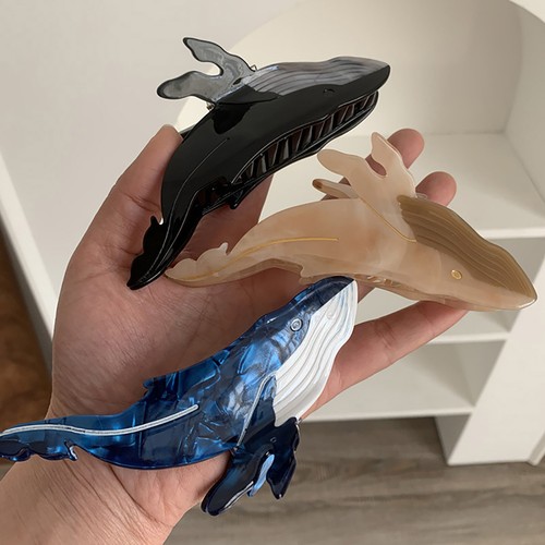 Dolphin Hair Clip Shower Hair Claw Color Ponytail Shark Hair Clip Bath