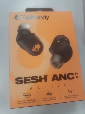 New SkullCandy Sesh ANC Active Active Noise Cancellation Headphones Black S2SAW