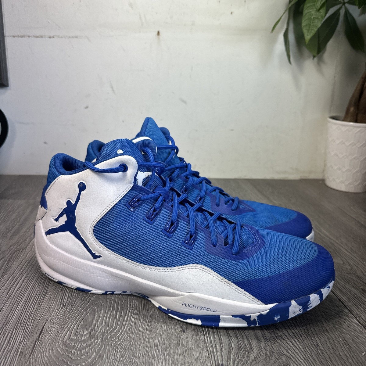 ナイキ NIKE AIR JORDAN RISING HIGH 2 Nike Jordan Rising High 2 Mid Game Royal Blue Shoe Size US