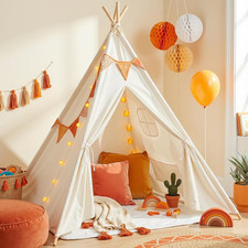 Kids Teepee Tent for Girls or Boys with Carry Case, Foldable Play Tent for Toddl