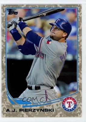 2013 Topps Update Desert Camo 25/99 AJ Pierzynski #US165 0ut3