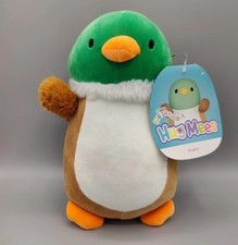 Squishmallows Avery The Mallard Duck 10 Hug Mees KellyToy Plush Green NWT