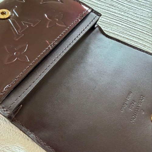 Louis Vuitton Monogram Business Card Holder Card Case Amarant Shipped from Japan - Picture 6 of 14
