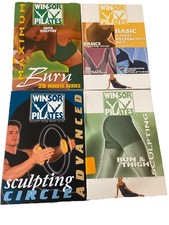 Winsor Pilates Lot Of 6 DVDs 1-Sealed Burn 20 Min Bun Thigh Sculpting Circle