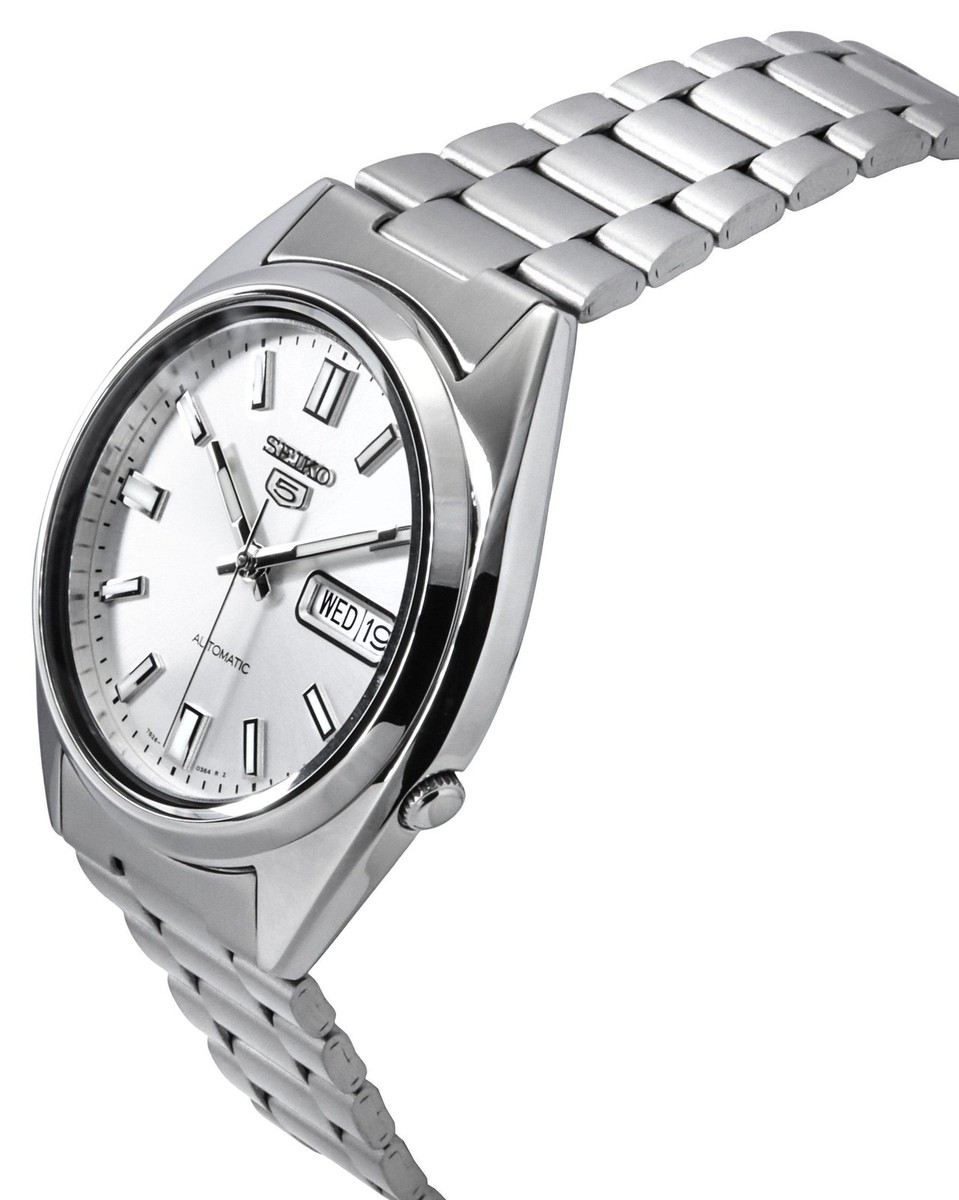 Seiko 5 Automatic SNX SNXS73K1 Silver Dial Men's Watch 37 mm