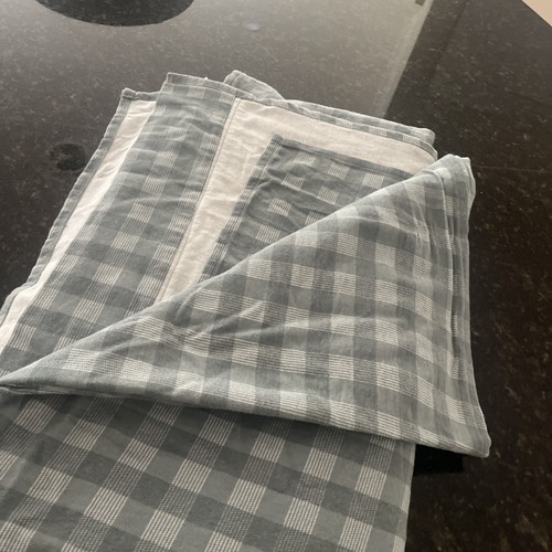 New Home King Single Flat Sheet Only - Knox Check Design Flannelette Cotton - Picture 7 of 7
