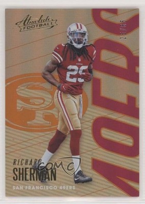 2018 Panini Absolute Spectrum Orange 25/65 Richard Sherman #88 fm0