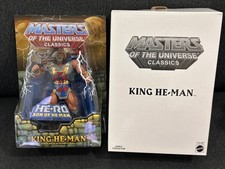 MOTU Classics KING HE-MAN Masters of the Universe Skeletor NEW MOC Shipper Box