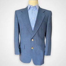 Sterling & Hunt Kuppenheimer Mens Blazer 44R Sport Coat Gold Buttons