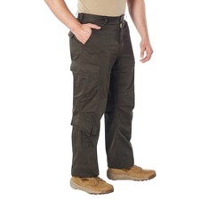 Rothco 2562-S Brown Vintage Military Cargo Paratrooper Tactical BDU Fatigue Pant