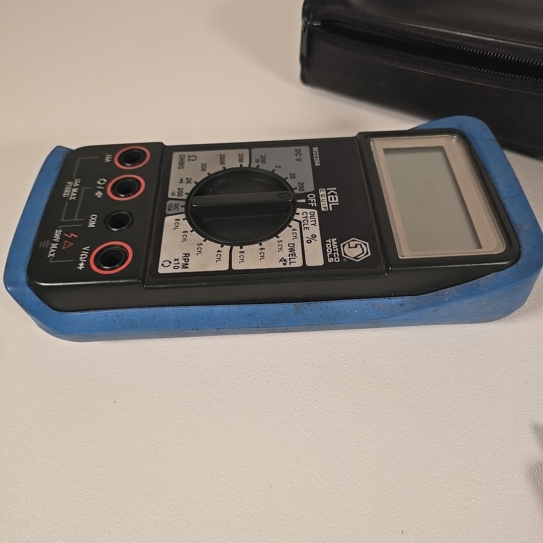 KAL Equip Matco Tools Multimeter MD2204 Electrical Automotive Diagnostic W/Case