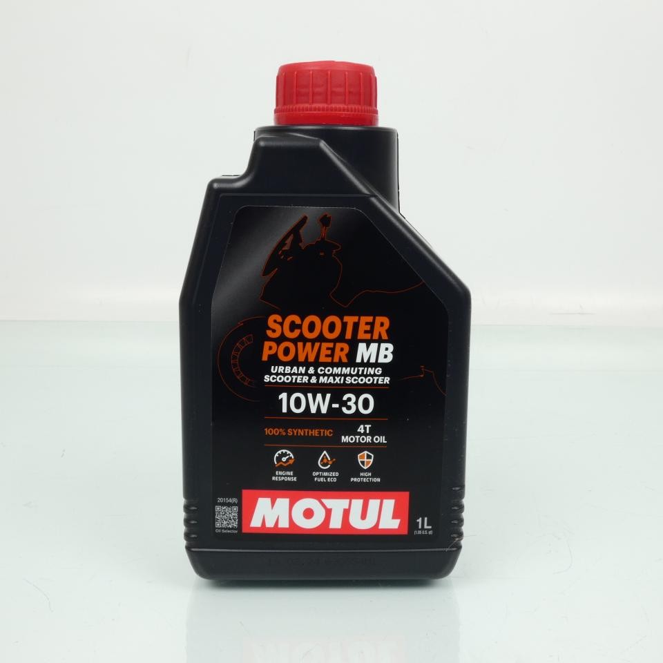 Motul Scooter Power 10W30 MB lubrifiant moteur 4T 100 synthèse 1L neuf