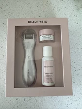 BeautyBio Skincare Gift Set – GloPRO Microneedling Tool + Cleanser + Cream