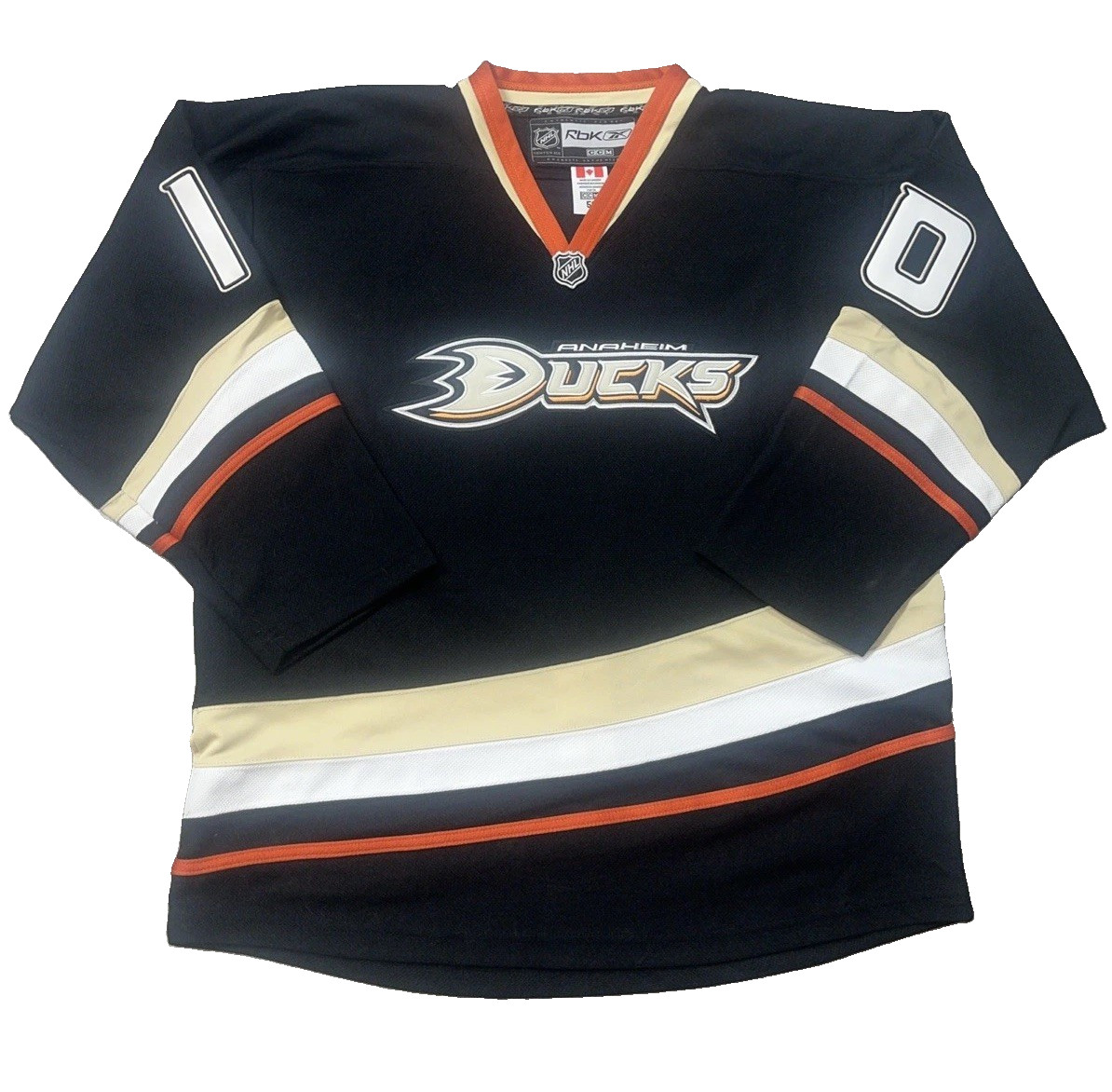 Corey Perry Anaheim Ducks Jersey Size 50 Adidas NHL Hockey Black Orange