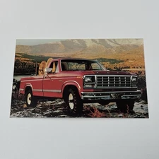 Vintage Original NOS 1980 Ford Ranger F350 4x4 Pickup Truck Advertising Postcard