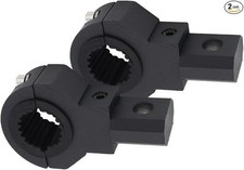 Mini Lights Bar Mounting Bracket Clamp Kits 360 Degree 0.75" 1" 1.25" 2Pcs Verti