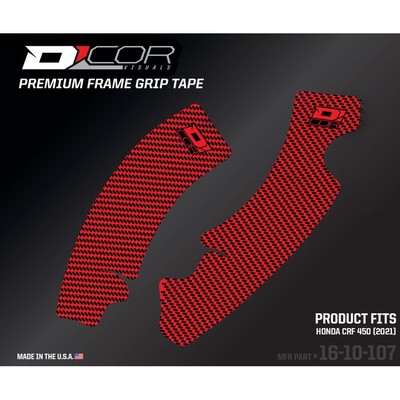D'COR Visuals Frame Grip Tape - Red 16-10-107