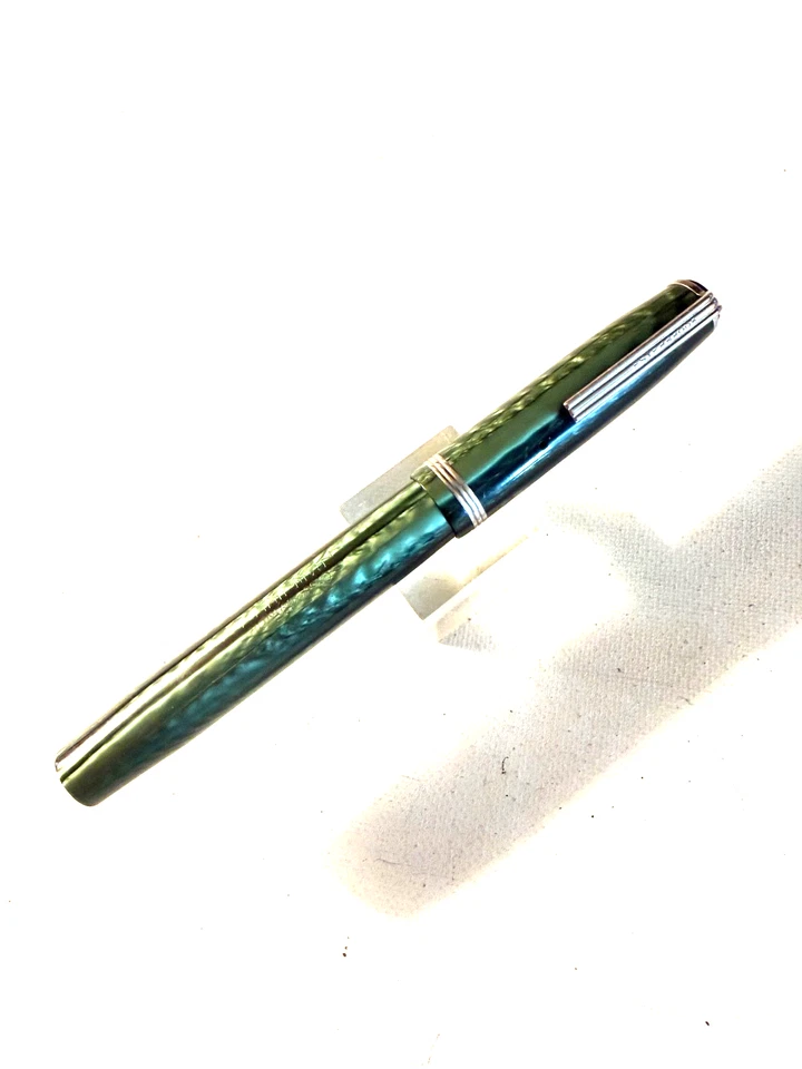 Pluma Estilográfica Esterbrook Verde 2968 Plumín Ancho Joya Única, ¡trans Garantizada! Foto 2 de 4