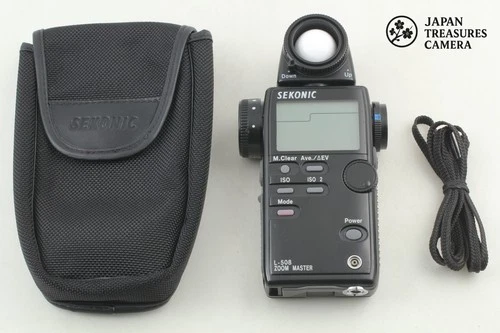 [Near MINT w/ Case] Sekonic L-508 Zoom Master Digital Light Exposure Meter JAPAN