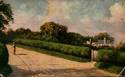 Vintage Postcard Roadside Serenity by James Smith and Sons Clerkenwell London