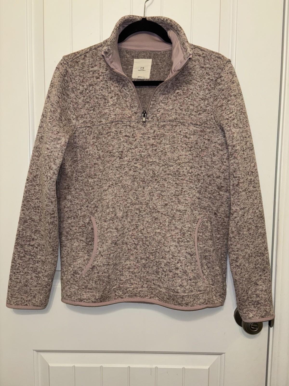 Thread And Supply Madison Pullover Heather Pink - image 2