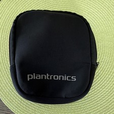 Plantronics Black Headset Case Pouch with Zipper Closure for Headphones