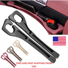 2PCS Car Seat Gap Filler Organizer, No Drop Seat Guard for Cars & SUVs, Automoti