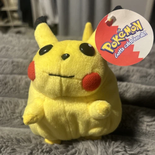 VINTAGE POKEMON PIKACHU PLUSH TOY 5” OFFICIAL NINTENDO PLAY BY PLAY 1999 W/ Tag