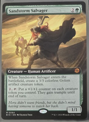 Sandstorm Salvager (Extended Art) - MTG - OTJ The Big Score - Near Mint - Eng