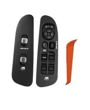 Master Power Window Switch  Bezel Set for 2002-2010 Black with Window Switch