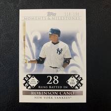 Topps Moments And Milestones 2008 Robinson Cano /150 🔥