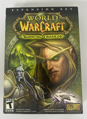World of Warcraft Expansion Pack Burning Crusade PC Game CIB