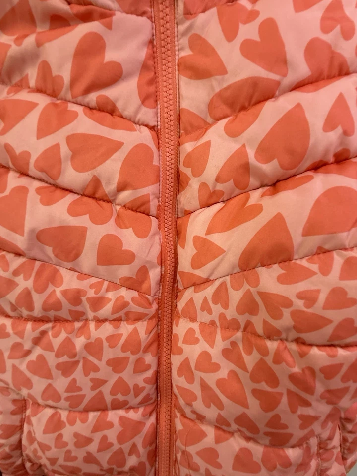 Jaqueta de inverno Swiss Tech para meninas 5T rosa jaqueta acolchoada com capuz forrada Sherpa inverno  - Imagem 3 de 4