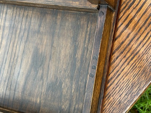 Antique Nest Of Oak Bobbin Turned Tables. - Picture 10 of 10