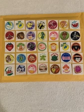 Lot of 35 Vintage 80s Trend Matte Scratch and Sniff Stickers - All no TM 