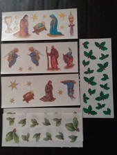 Creative Memories  Lot of Six Studio Stickers  2" x 5" Christmas