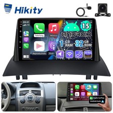 9" Carplay Android 15 Autoradio GPS Navi DSP RDS für Renault Megane II 2002-2008