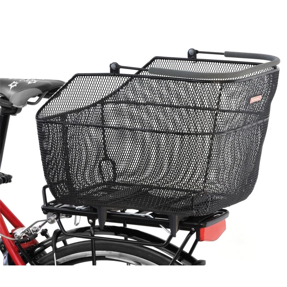 Pletscher Fahrrad Hinterrad Korb Deluxe XXL 45x32x27cm Anthrazit Engmaschig - Bild 1 von 1
