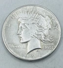 1921 Peace Silver Dollar Coin Ungraded/Circulated