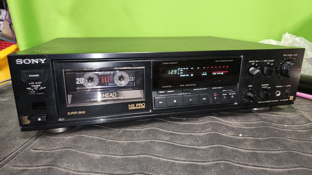 Sony TC k630es 3 head Cassette Deck player tested working | eBay