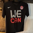 Vintage NIKE DRI-FIT Authentic SOCCER CANADA 2002 Qualification SHIRT M