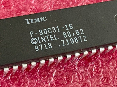 4pc P80C31 -16  8-bit Microprocessor 80C51 40-Pin IC Chip TEMIC P80C31