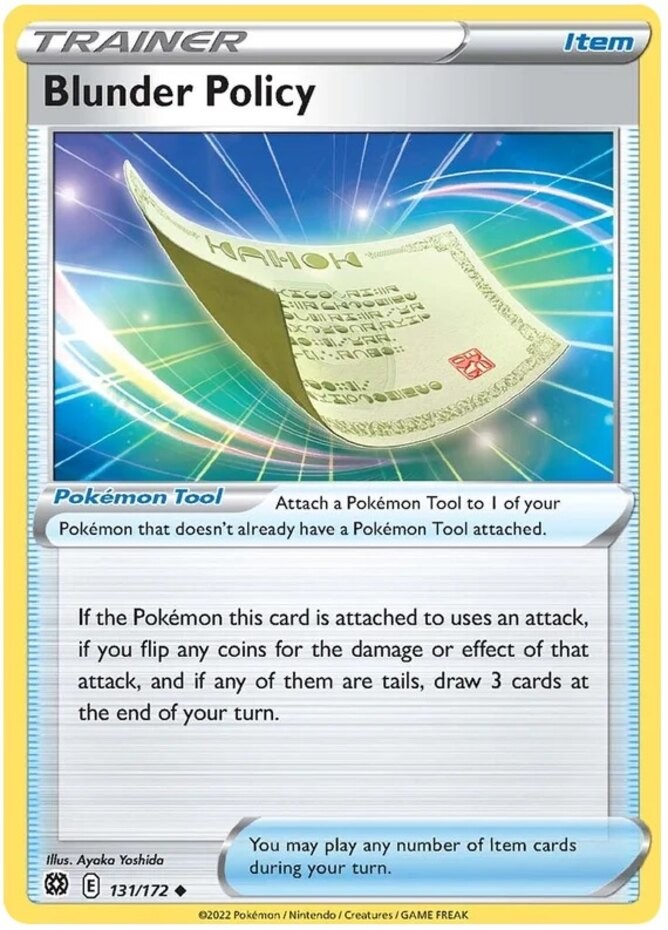 Blunder Policy - 131/172 - Uncommon - Near Mint