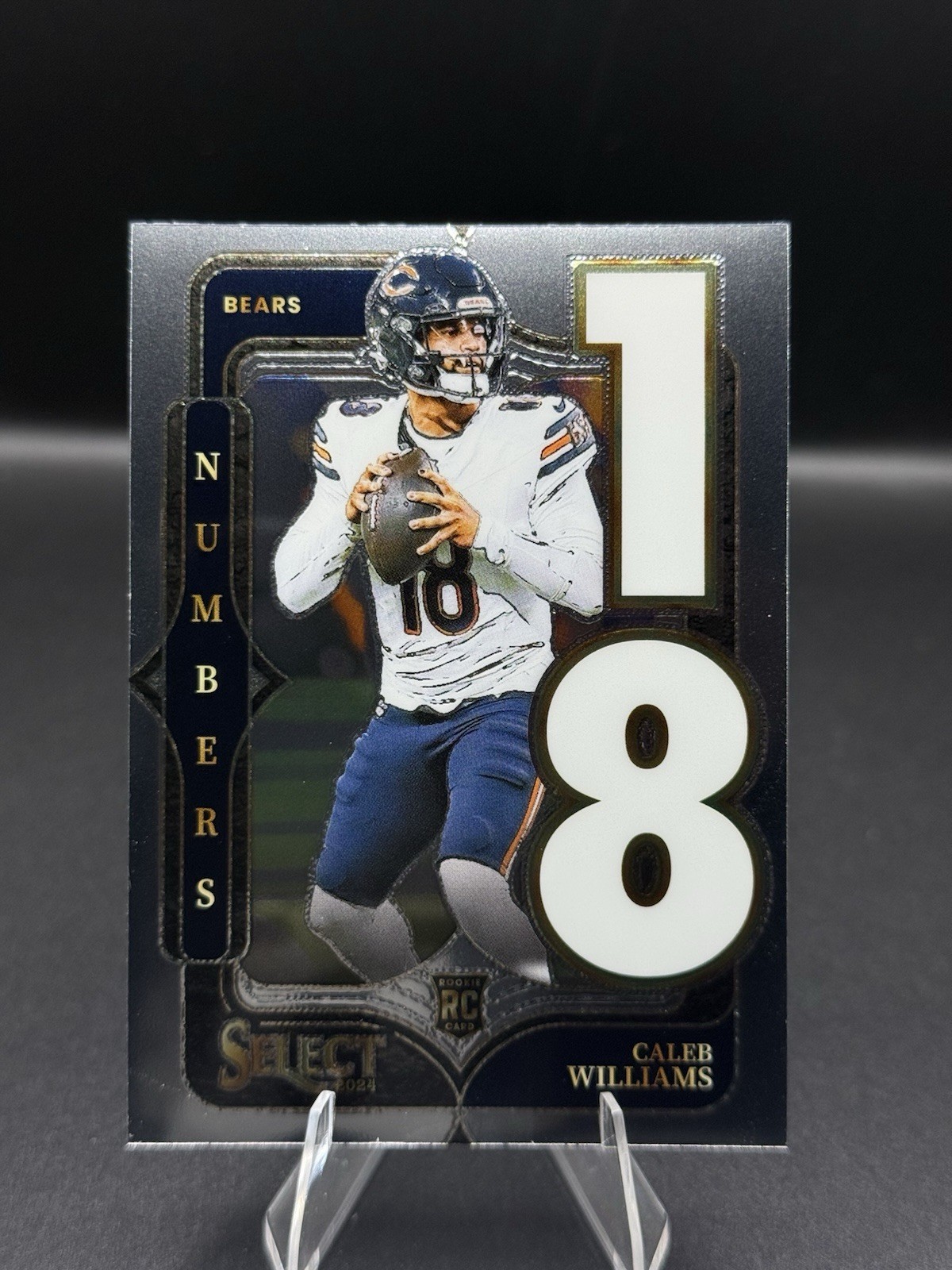 2024 Select Numbers Base Caleb Williams #19 Chicago Bears (RC)