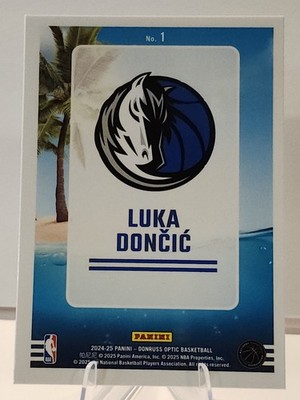 2024-25 Donruss Optic #1 Luka Doncic Splash! | eBay