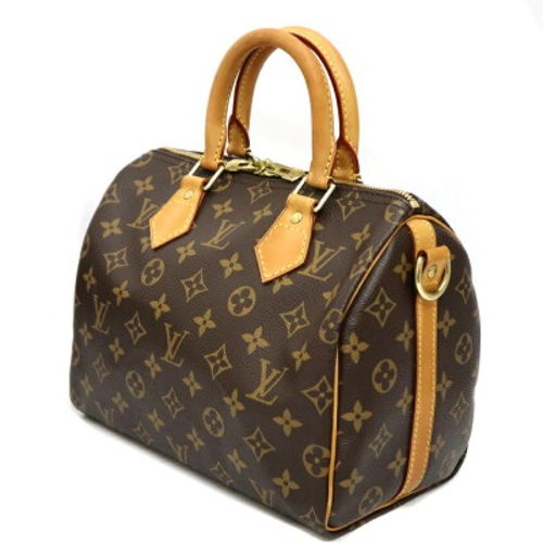 Louis Vuitton Speedy 25 Bandouliere M41113 Monogram Canvas Handbag