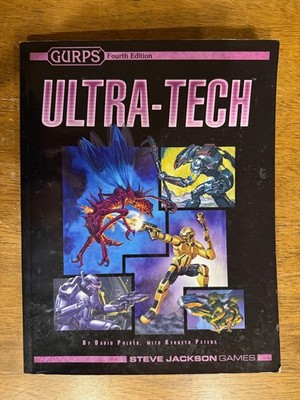 Steve Jackson Games GURPS 4th Ed Ultra-Tech / 3rd Edition Like New